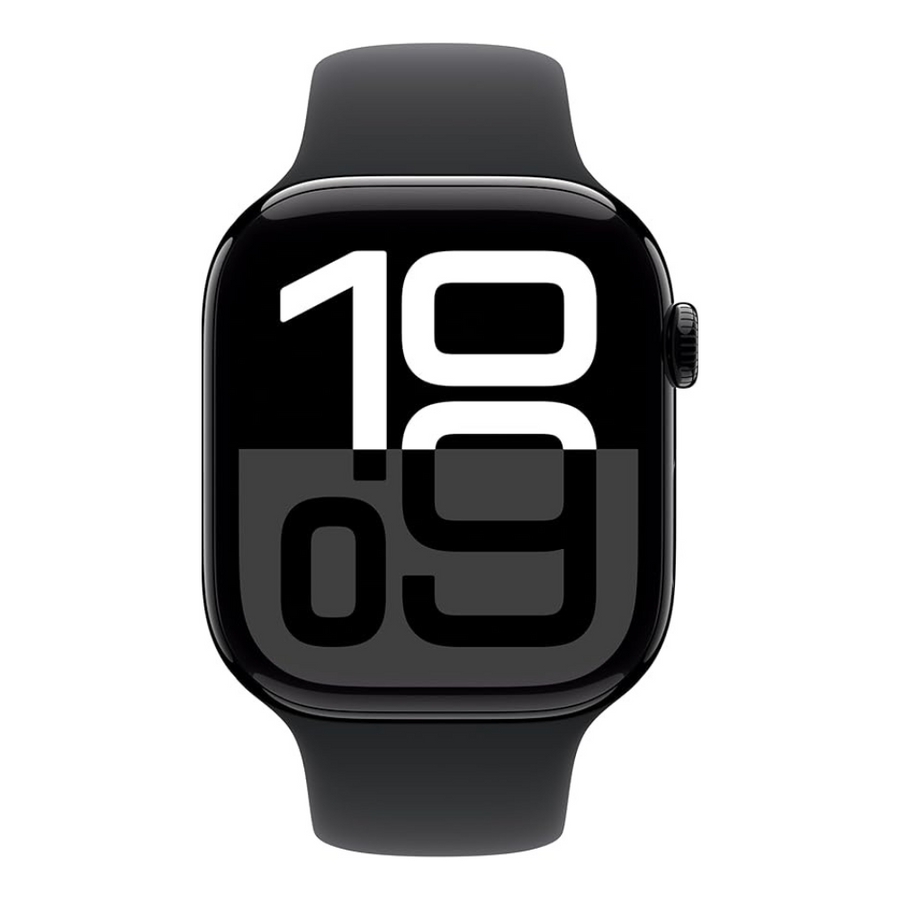 Apple Watch Series 10 – GPS, 46mm, Jet Black, Sport Band