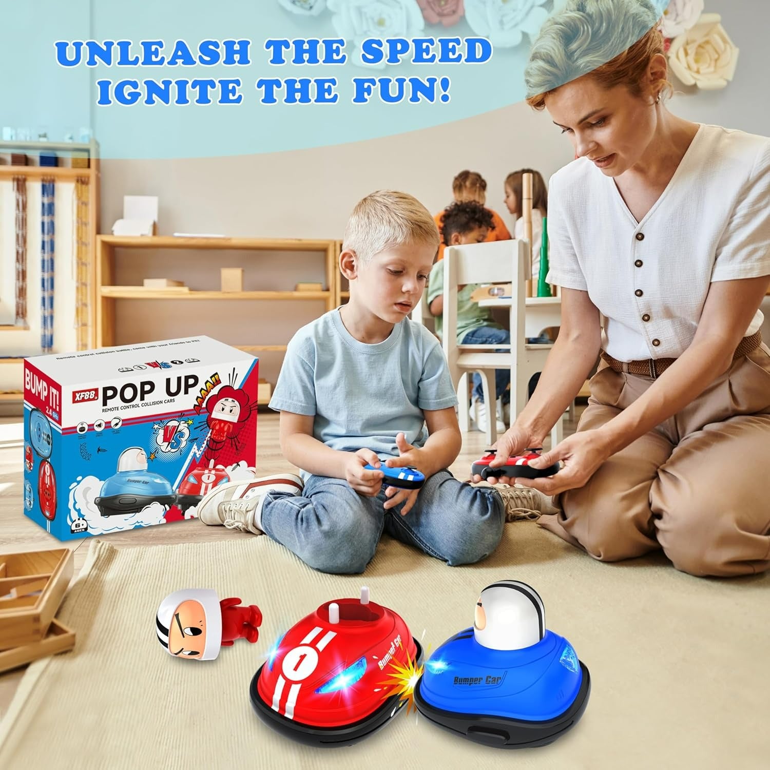 POP-UP Remote Control Collision Cars