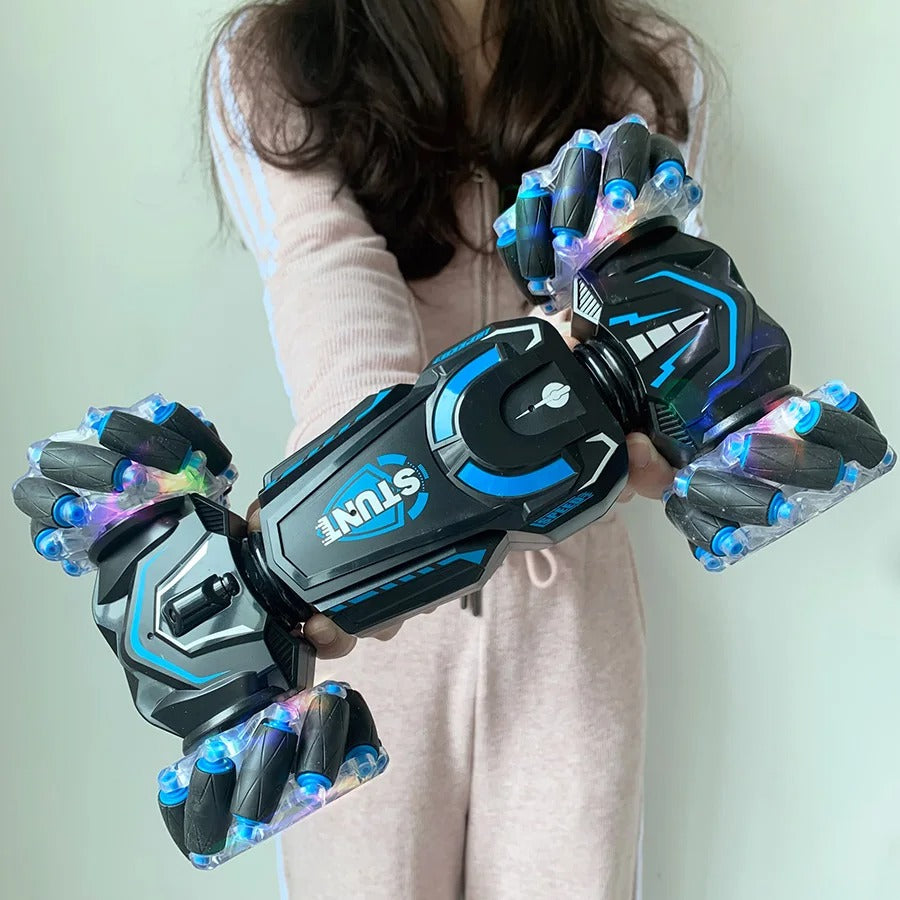 4WD RC stunt car rotation drift 2.4G wireless remote control car children's and boys sound and light toy car